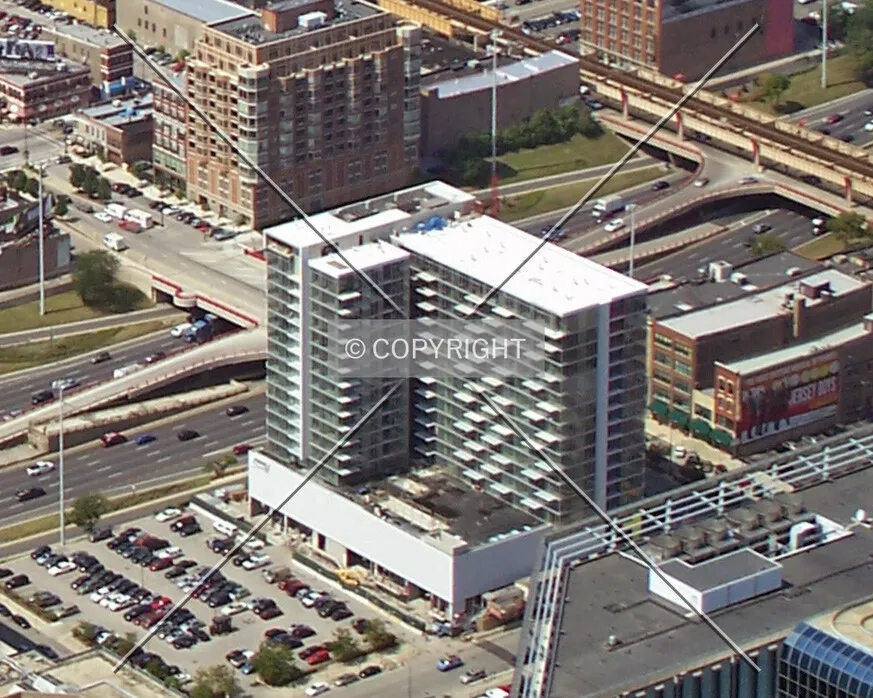 View from the Sears Tower Skydeck to the southeast
