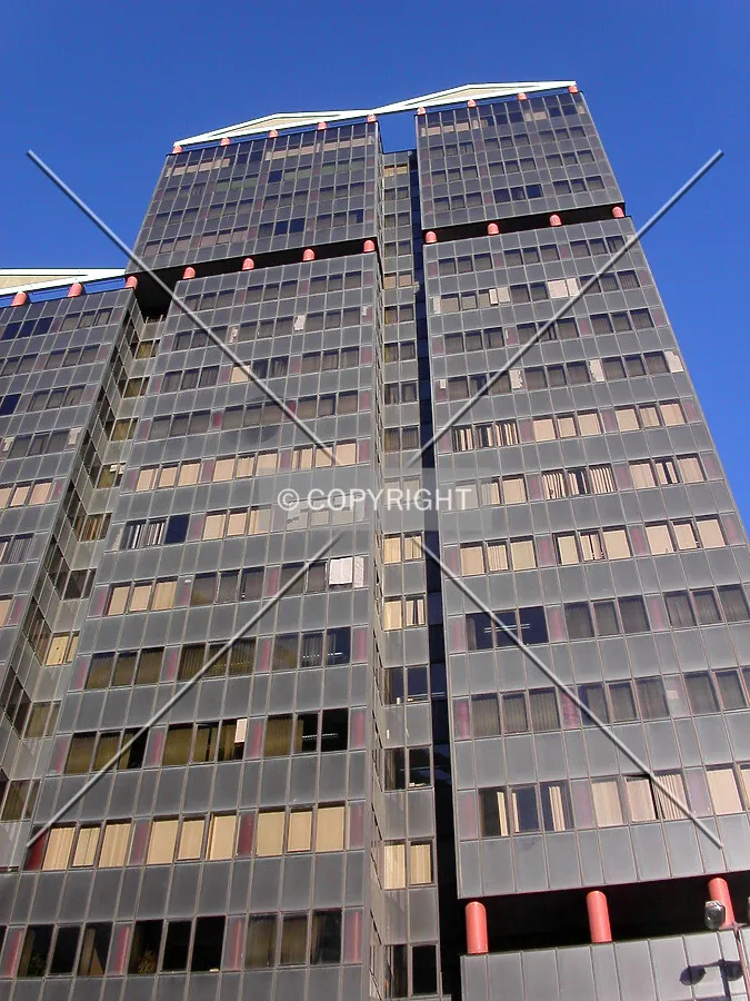 Looking up from its southern side