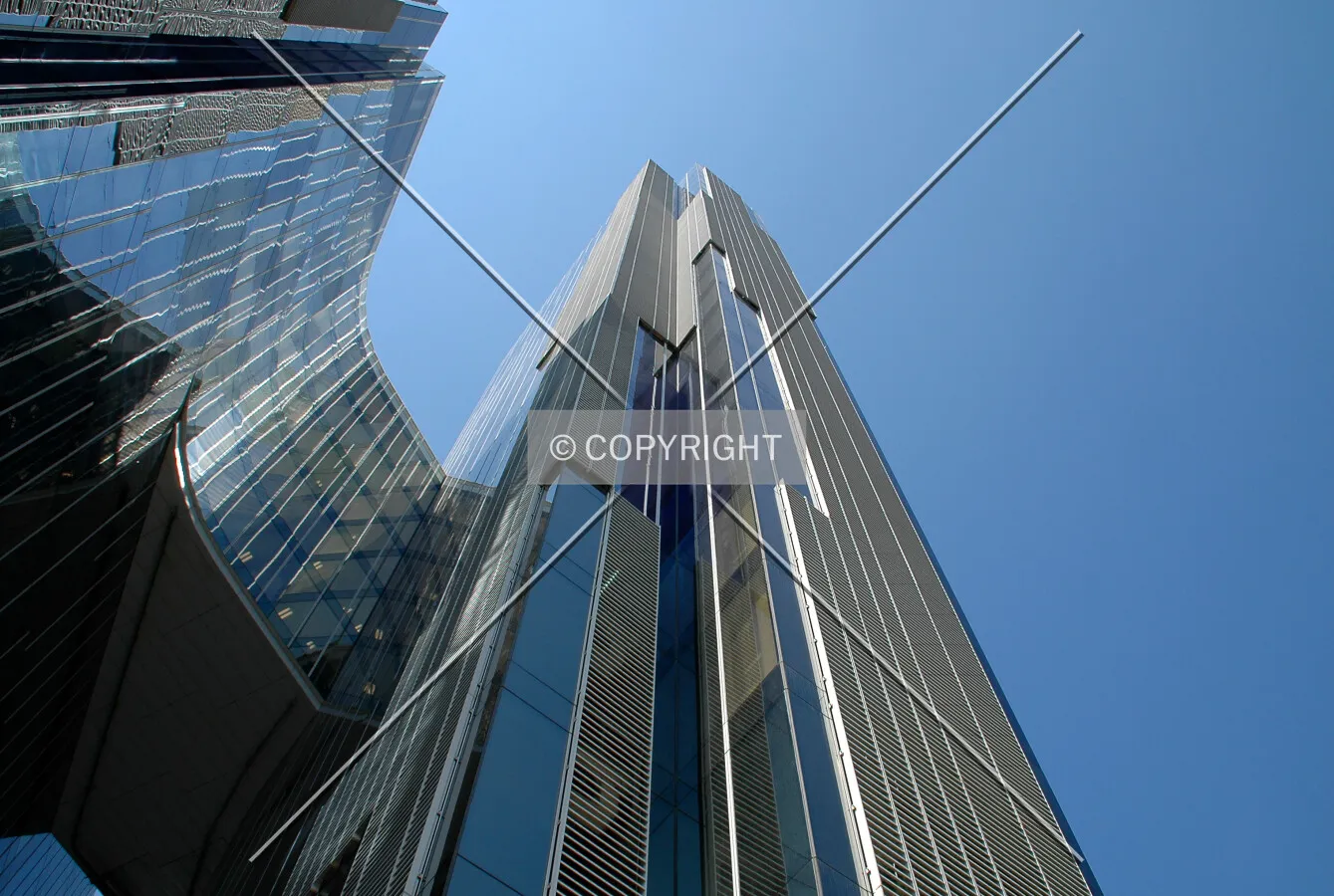 Looking up the main tower