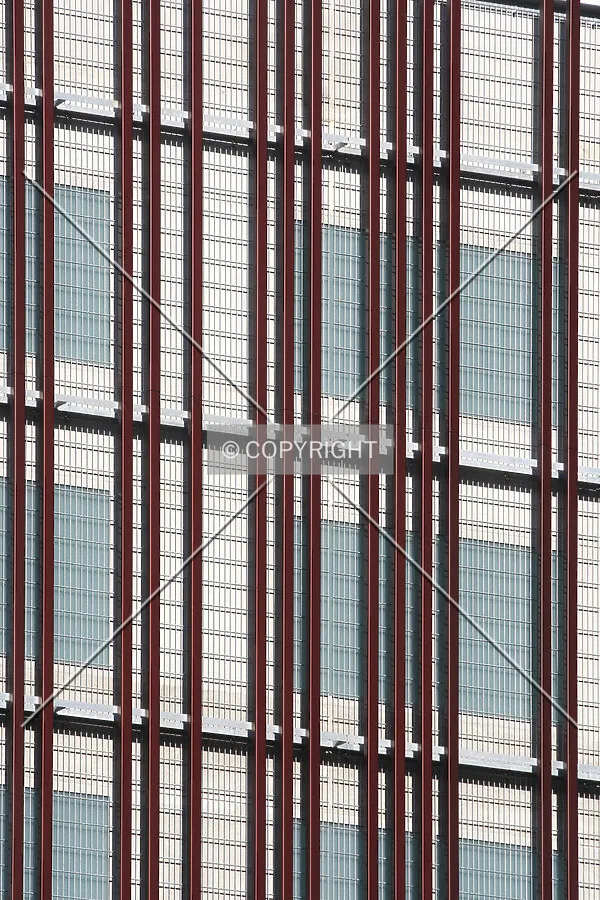 Facade detail of the parking