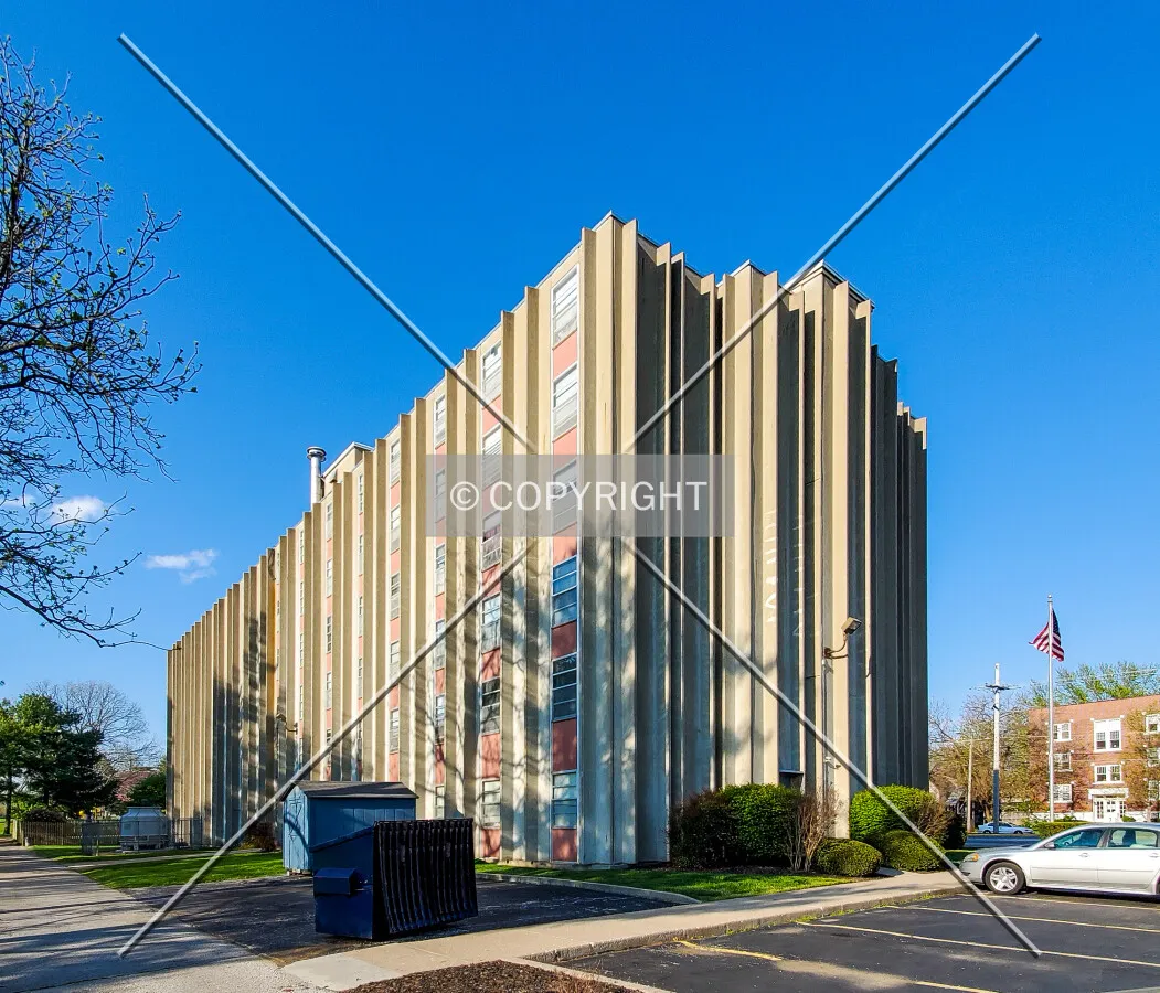 Southwest view; April 15, 2020