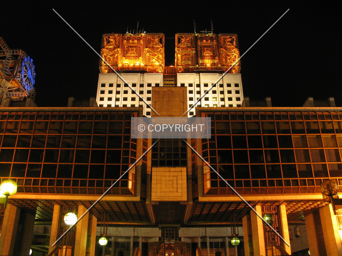 North view of the main entrance
