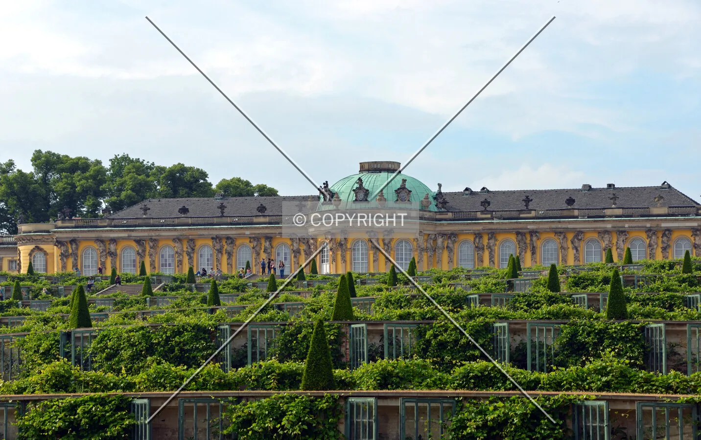 View from the southeast