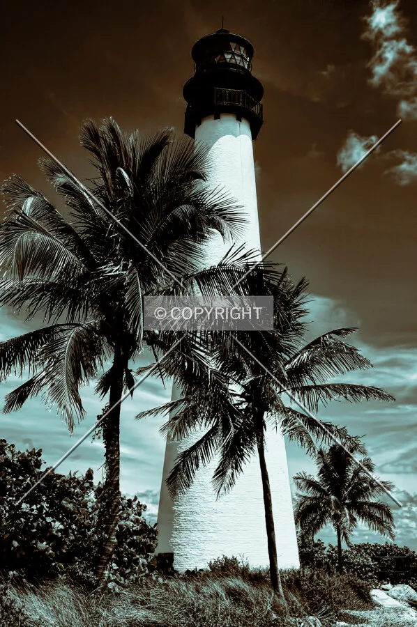 Cape Florida Lighthouse, Key Biscayne, Florida, U.S.A.