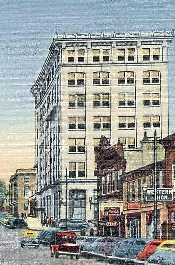 Vintage view from the south
