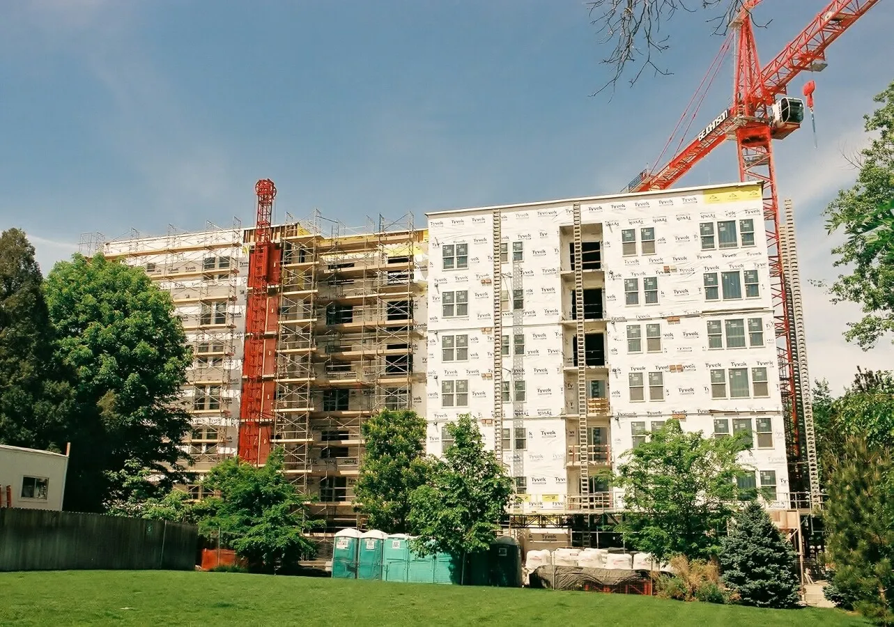 View from the east