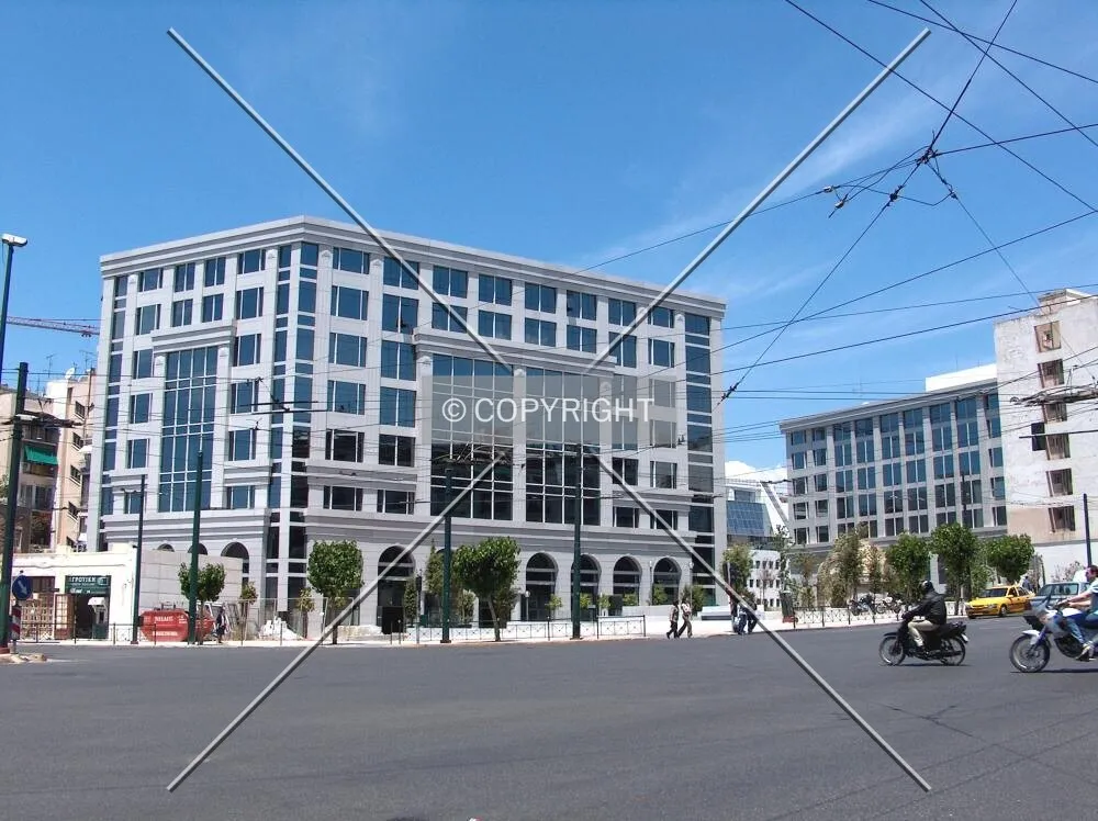 View from across Kifissias Avenue