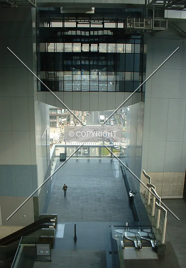 Interior view of street