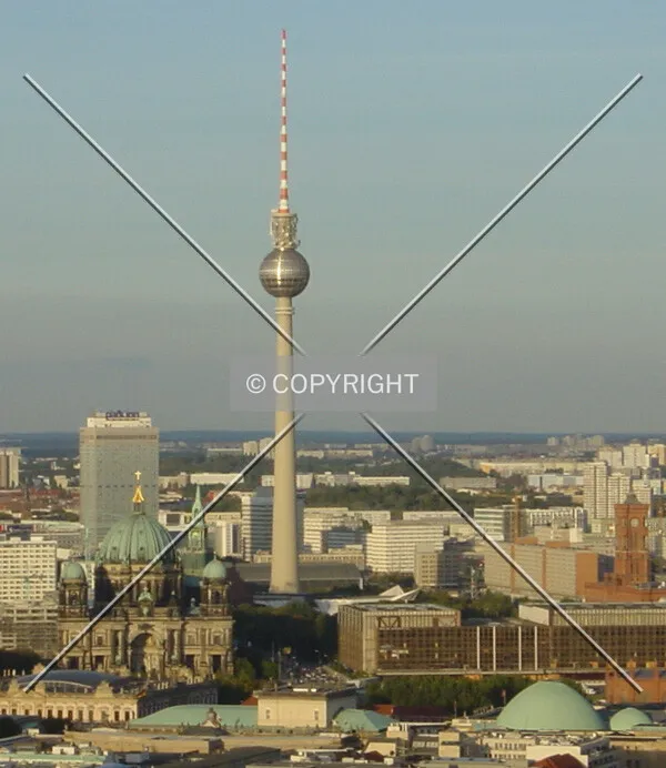 Alexander Platz surroundings seen from the air
