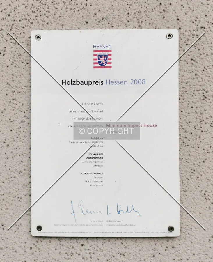 Architectural recognition: Holzbaupreis Hessen 2008