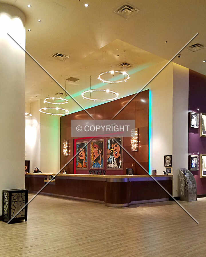 View towards the guest services counter; August 29, 2016
