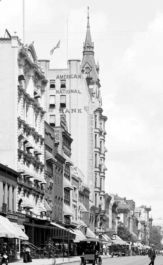 Vintage view from the southwest