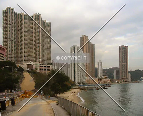 Sham Tseng coastline from Ma Wan Pier