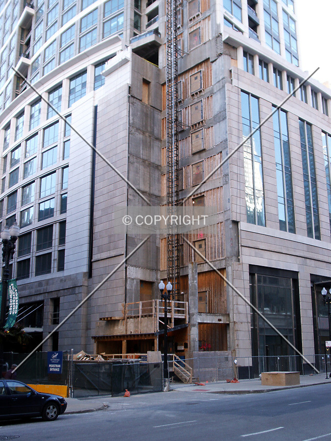 Northeast corner of the base