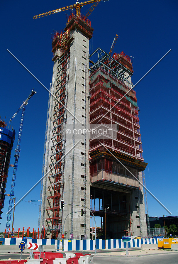 Looking up from the southwestern side