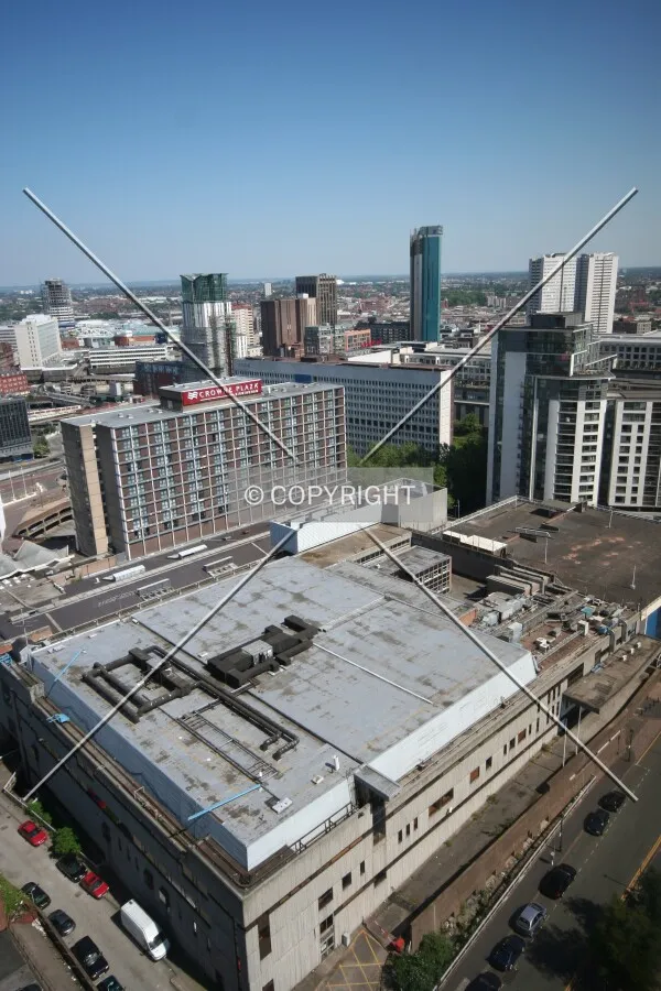 View over the Arena Central site