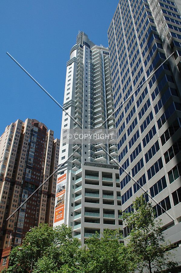 Looking up from Goulburn Street