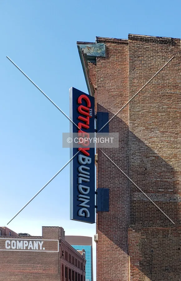 Sign on the southwest corner; July 13, 2019