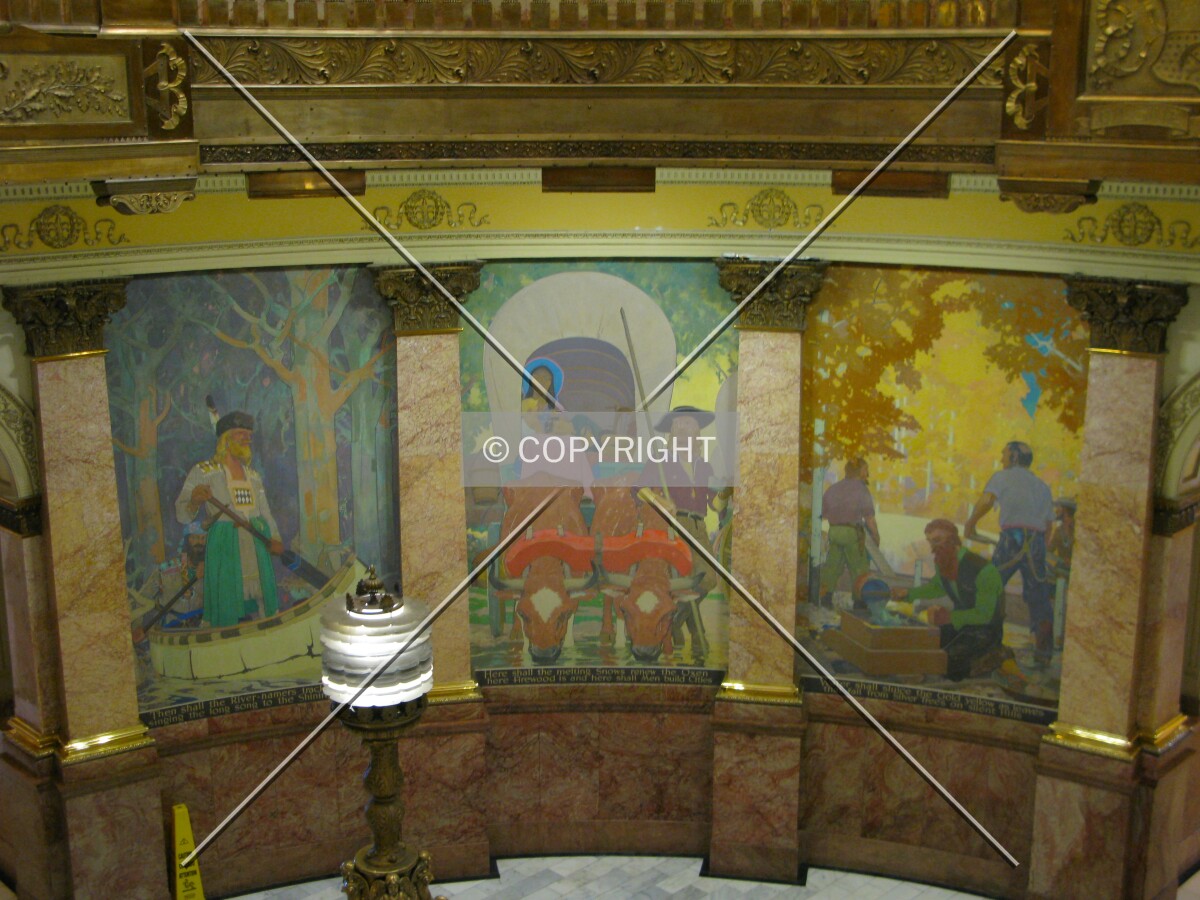 Interior mural