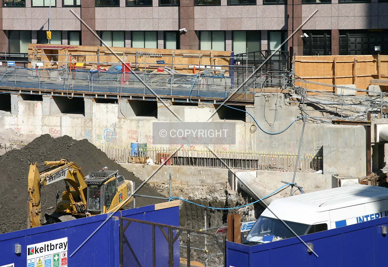 The pit from the CityPoint walkway