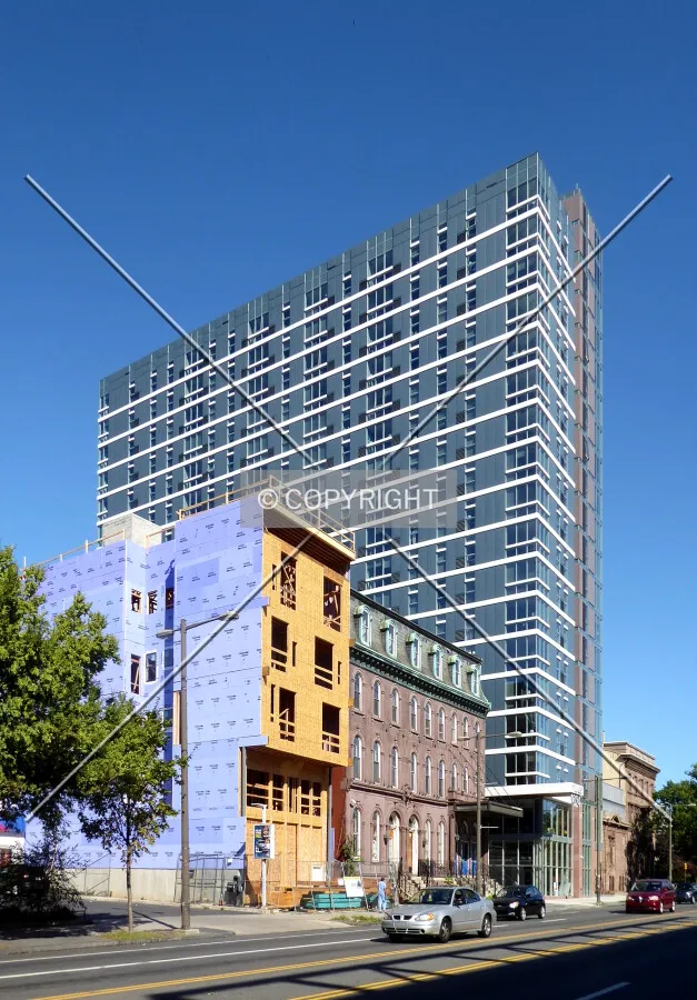 From the southeast