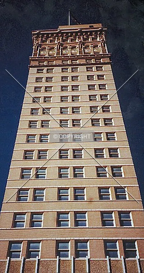 Looking up the east side