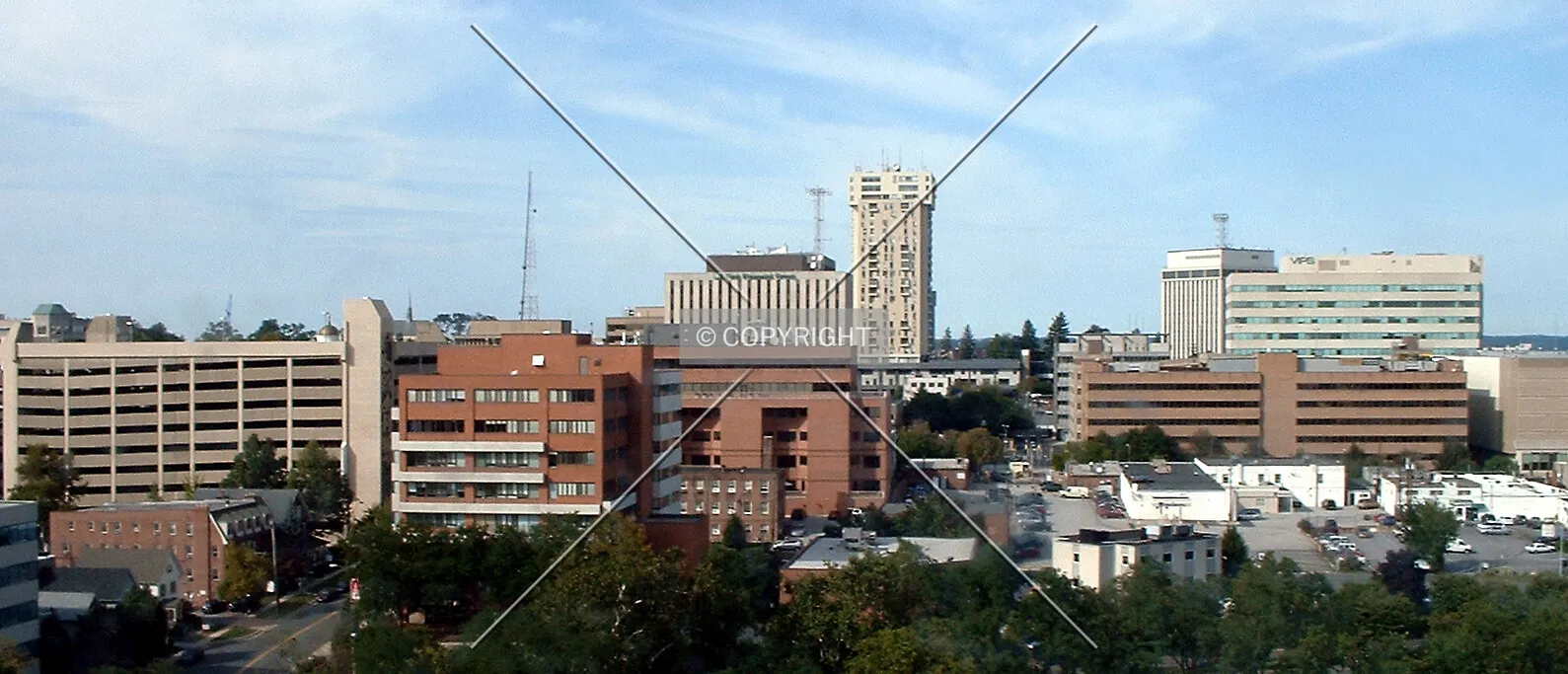 View from the south