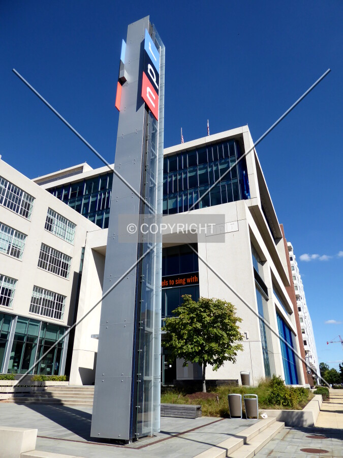 Pylon sign and full elevation