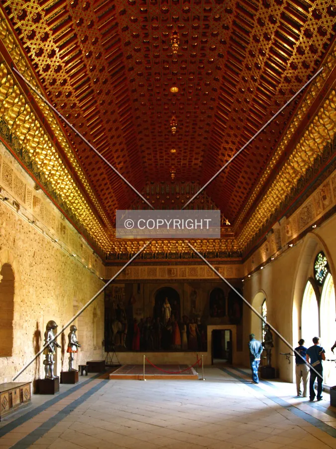 One of the castle rooms