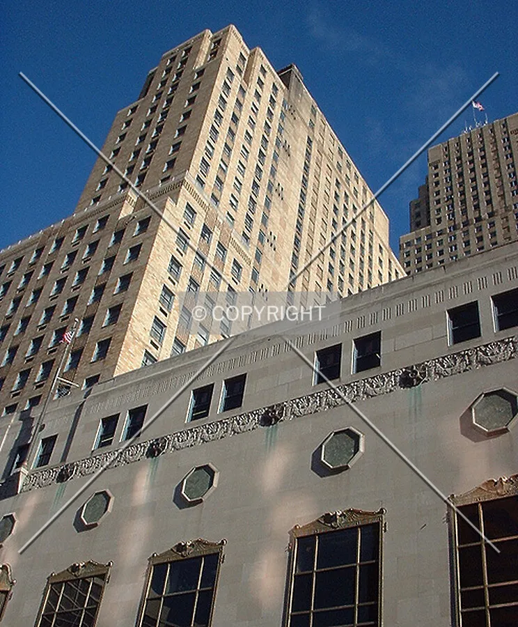 Southwest corner, looking up from Race Street
