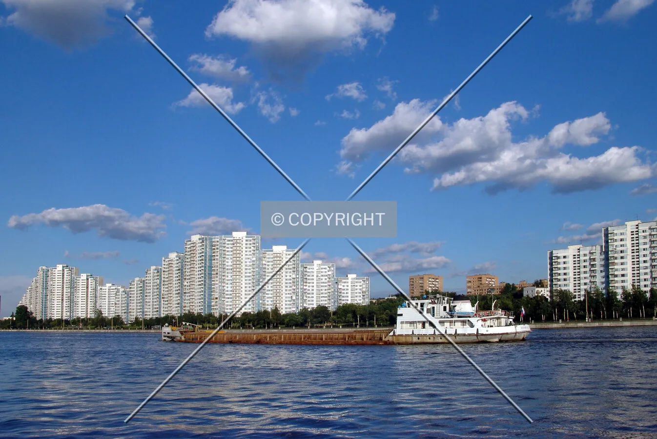 View from across Moskva River