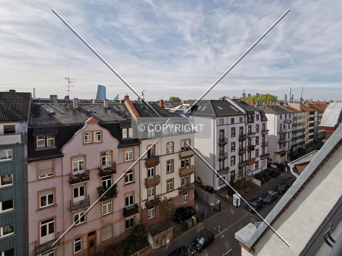 Looking over Frankfurt-Bornheim