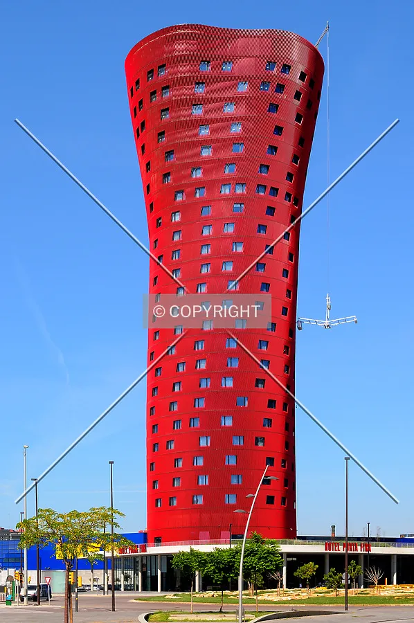South side of this hotel designed by Toyo Ito