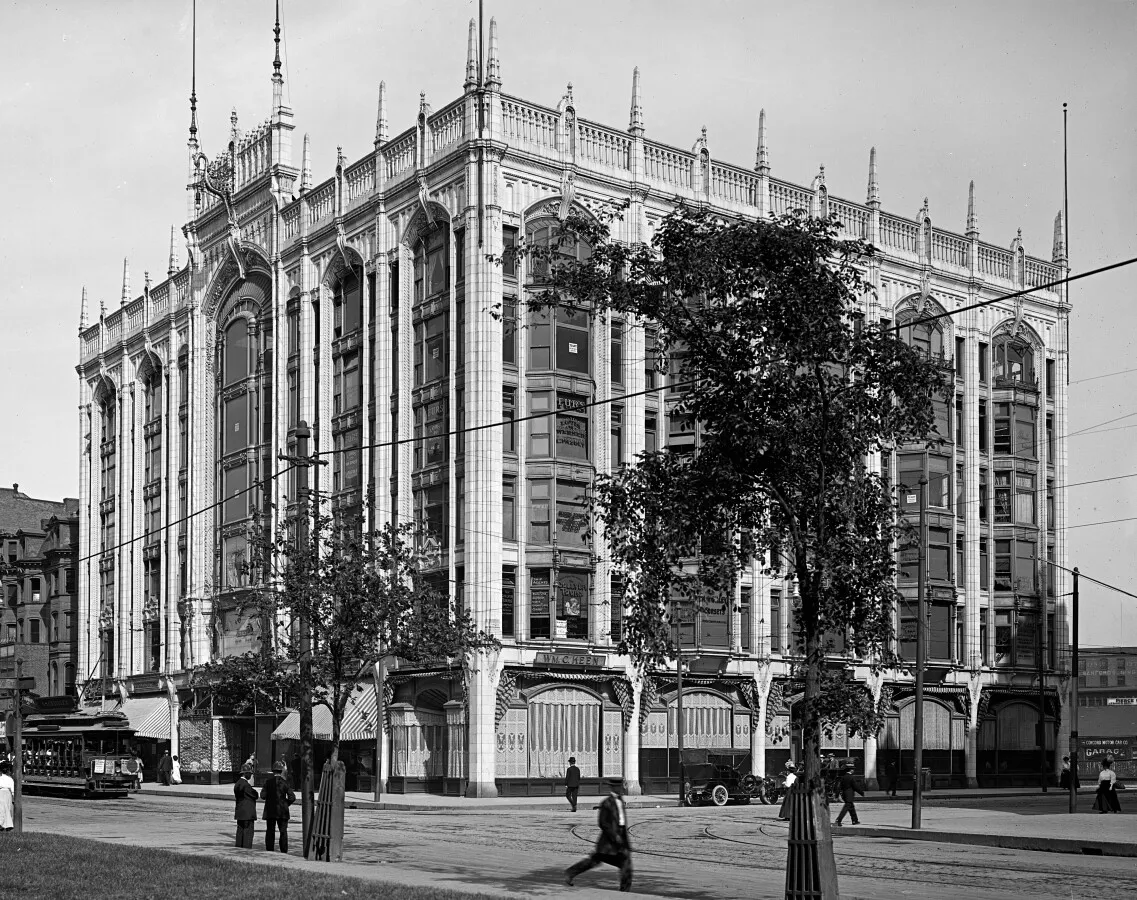 Vintage view from the northwest