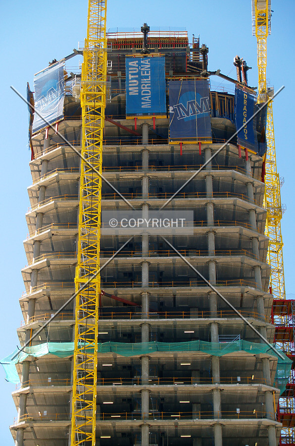 Looking up from the eastern side