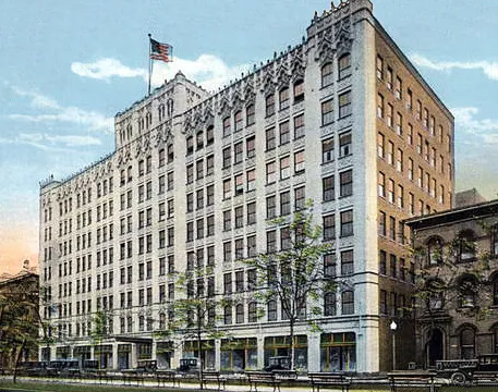 Vintage view from the northwest