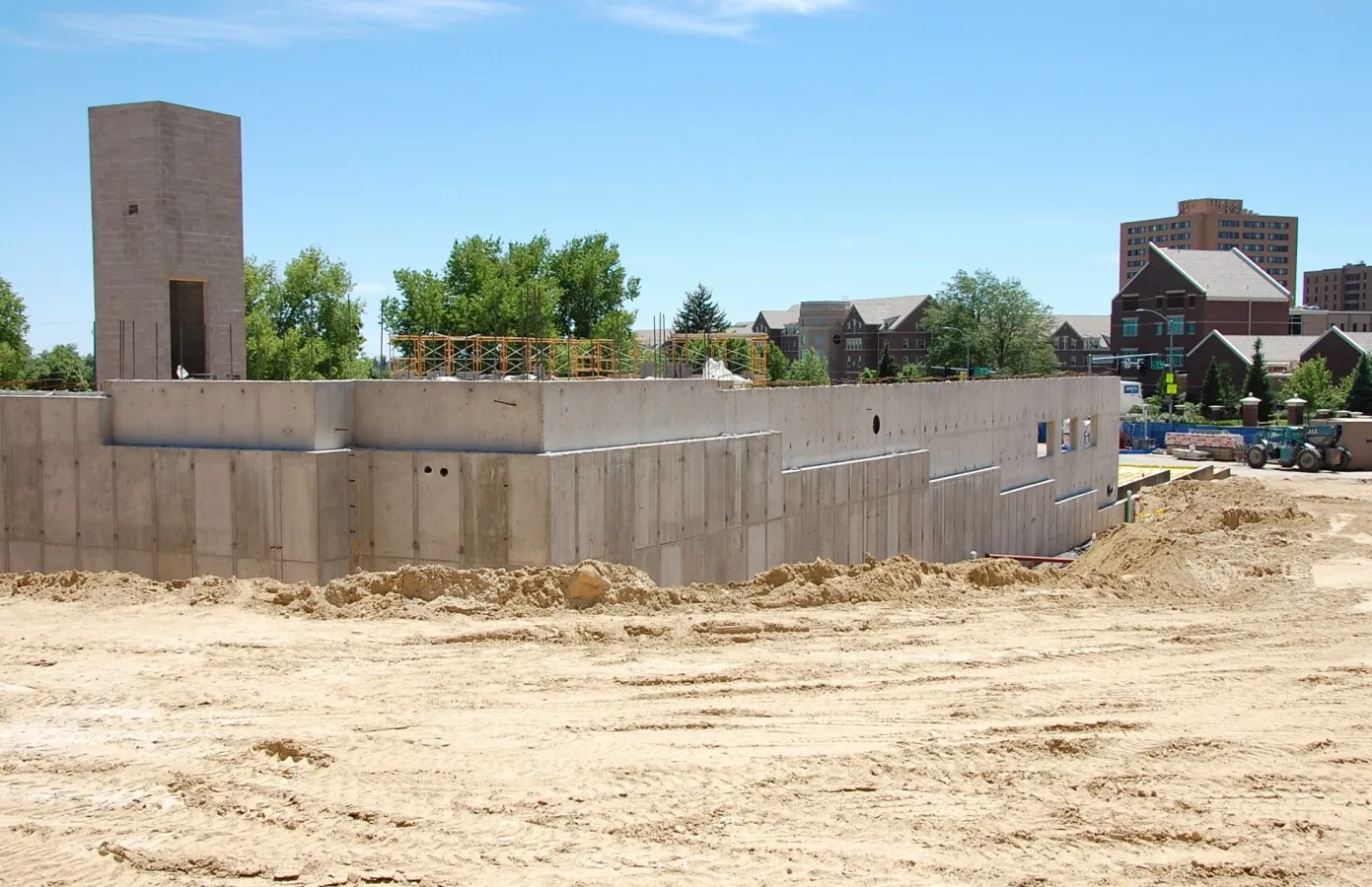 View from the northeast