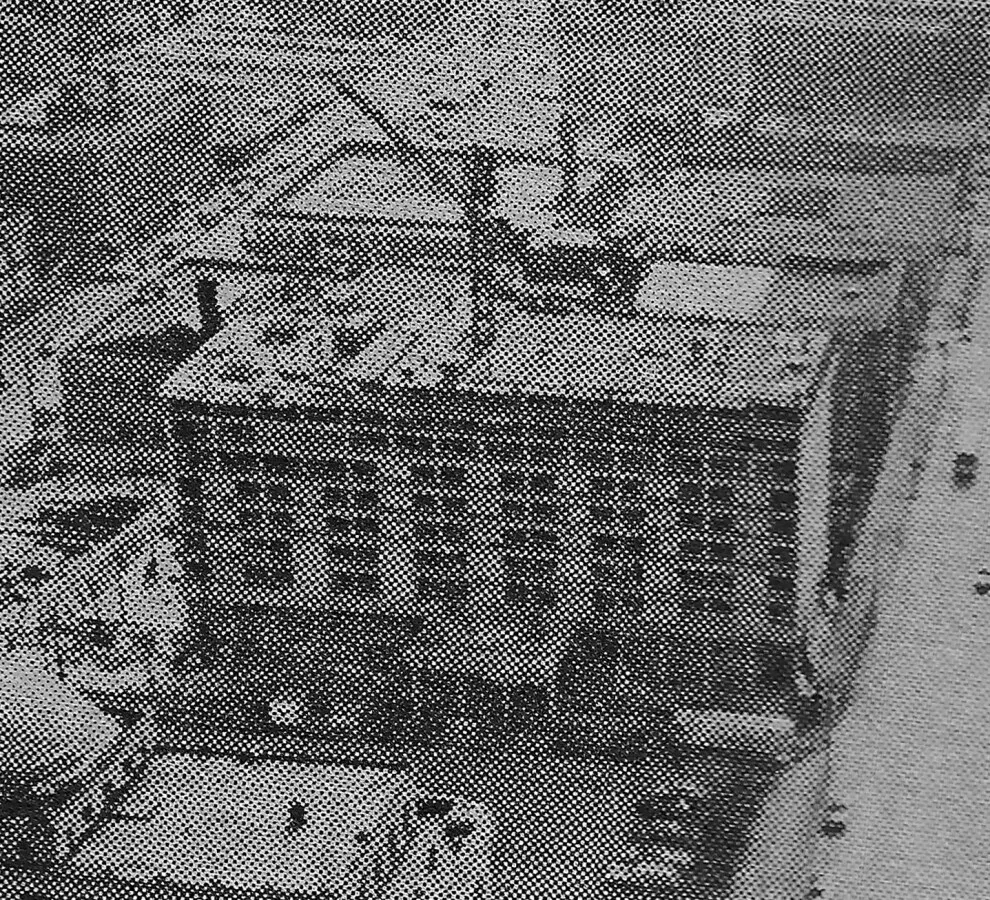 Vintage view from the northwest