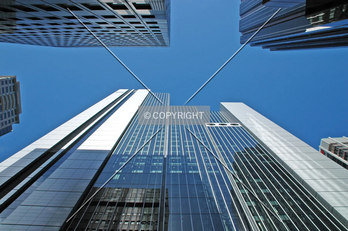 Looking up from Phillip Street