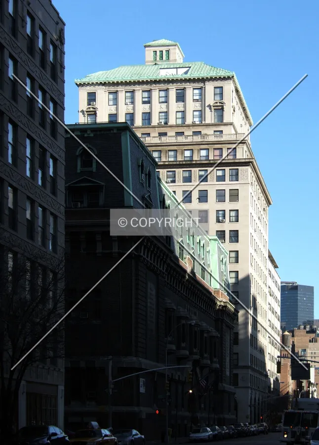 View from the south along Lexington Avenue