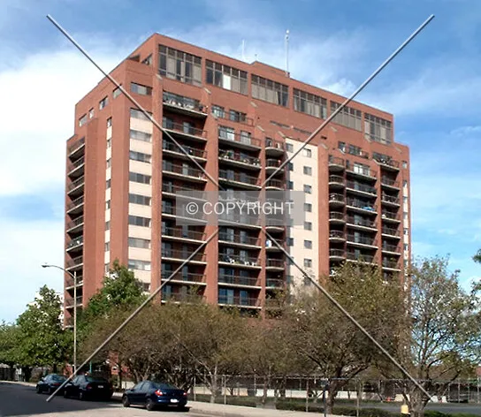 View from the southwest across Pleasant Street