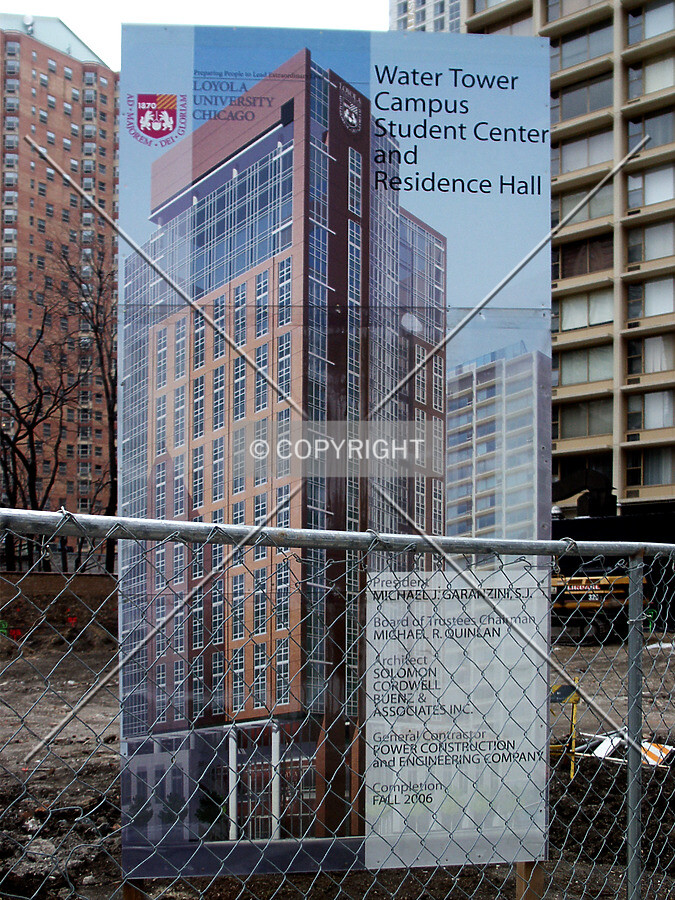 Southeast corner of the site with billboard