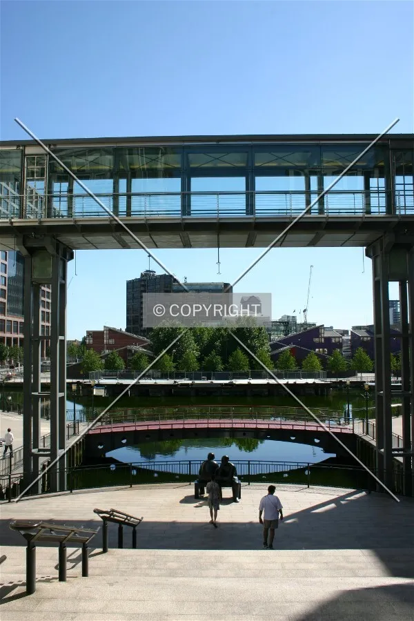 View towards the waterways