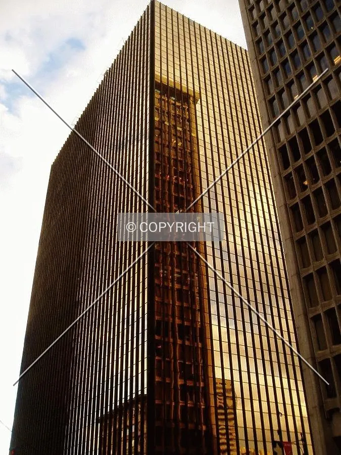 View from the northeast on Main Street, with the Fleet Bank building on the right