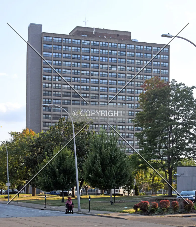 View from the northeast