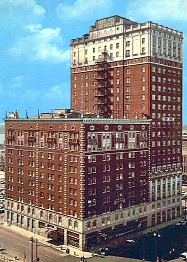 Vintage view from the northeast
