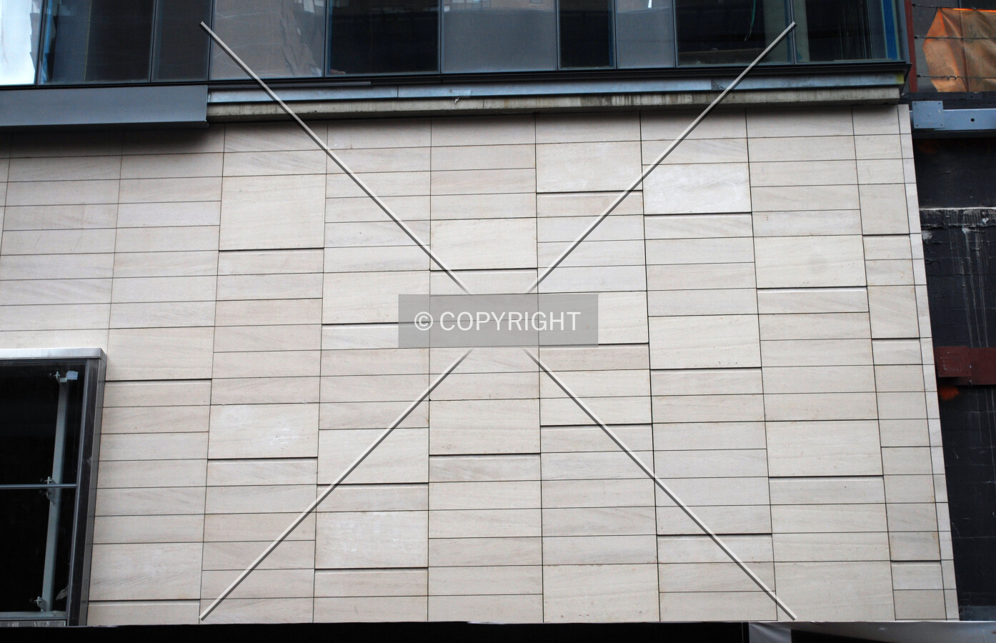 Facade along Lexington Avenue