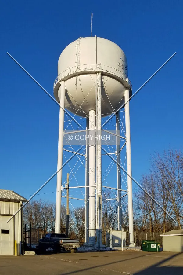 View from the south; January 1, 2018