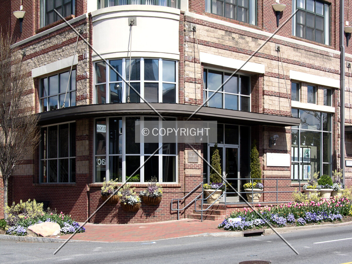 Main entrance off North Graham Street
