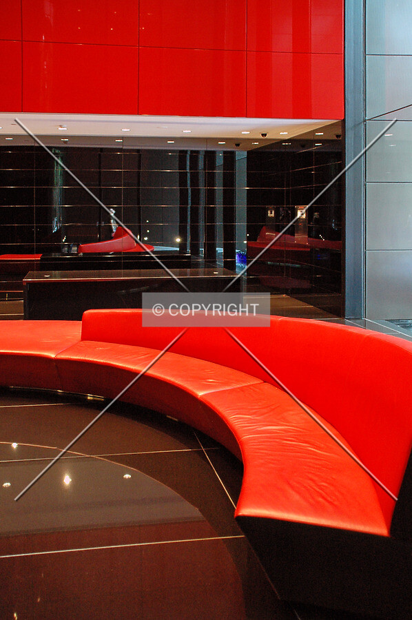 Seating in the lobby